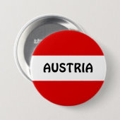 ÖSTERREICH: Flagge Österreichs Button (Vorne & Hinten)
