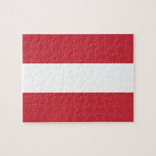 Österreich-Flagge Puzzle (Horizontal)