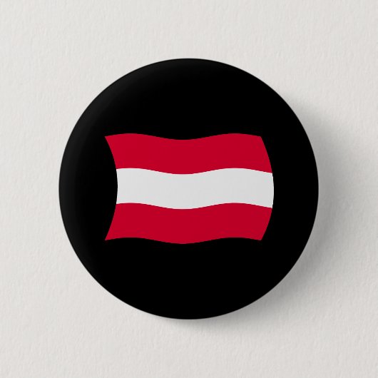 Österreich-Flagge-Schaltfläche Button (Vorderseite)