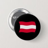 Österreich-Flagge-Schaltfläche Button (Vorne & Hinten)