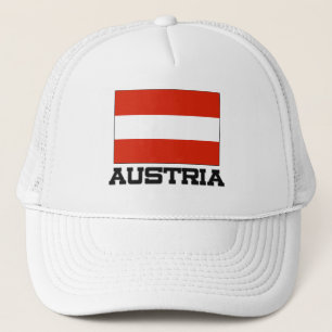 Österreich-Flagge Truckerkappe