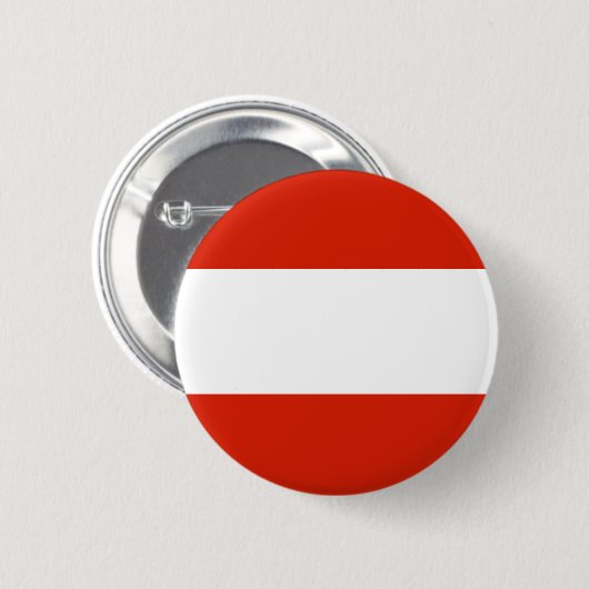 Österreich-Flaggen-Knopf Button (Vorne & Hinten)