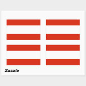 Österreich Flaggenaufkleber Rechteckiger Aufkleber (Blatt)