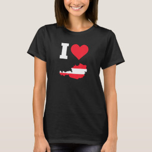 Österreich Flaggenländer I Liebe Österreich T-Shirt