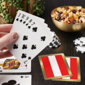 Österreich Flaggenplatzierungskarten Spielkarten (In Situ)