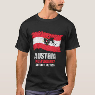 Österreich Flaggenstaat T Shirt Österreichische Un