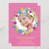 Osterreich Foto Geburtstagsparty Einladung (Vorne/Hinten)