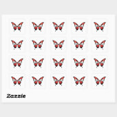 Österreich Frack Butterfly Flag Sticker (Blatt)
