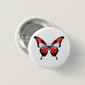 Österreich Frack Butterfly Flag Sticker Button (Vorne & Hinten)