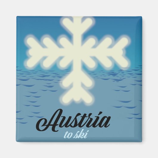 Österreich für Ski Magnet (Vorne)