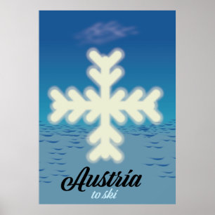 Österreich für Ski Poster