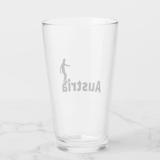 Österreich Fußball Glas (Rückseite)