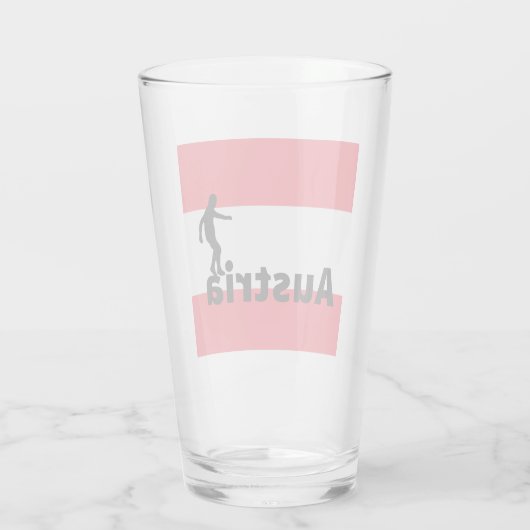 Österreich Fußball Glas (Rückseite)