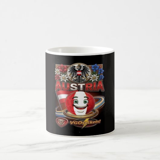 Österreich-GBall-01 Kaffeetasse (Mittel)