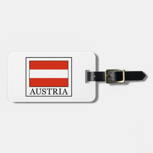 Österreich Gepäckanhänger (Vorderseite horizontal)