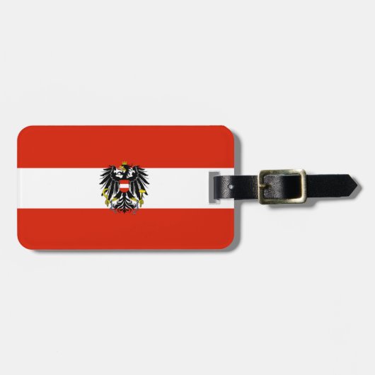 Österreich Gepäckanhänger (Vorderseite horizontal)