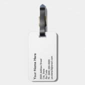 Österreich Gepäckanhänger (Rückseite vertikal)