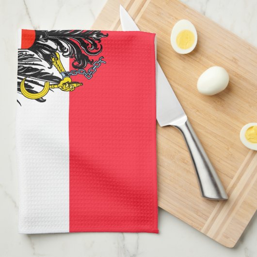 Österreich Geschirrtuch (Viertel Falte)