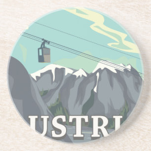 Österreich Getränkeuntersetzer