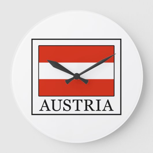 Österreich Große Wanduhr (Vorderseite)