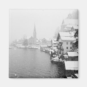 Österreich, Hallstat. Aussicht auf die Stadt im Sc Magnet