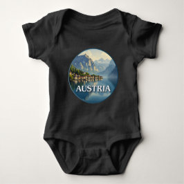 Österreich Hallstatt Europäische Gewerkschaft Baby Strampler