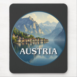 Österreich Hallstatt Europäische Gewerkschaft Mousepad