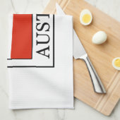 Österreich Handtuch (Viertel Falte)