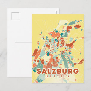 Österreich Hauptstadt Salzburg Karte