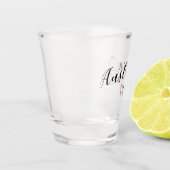 Österreich Herz-Tasse, österreichische Flagge Schnapsglas (Links)