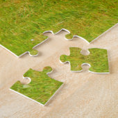 Österreich Holzhütte und Weg Puzzle (Seite)