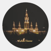 Österreich, I Liebe Wien Runder Aufkleber (Vorderseite)