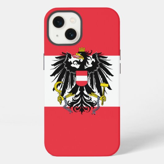 Österreich iPhone Hülle (Rückseite)