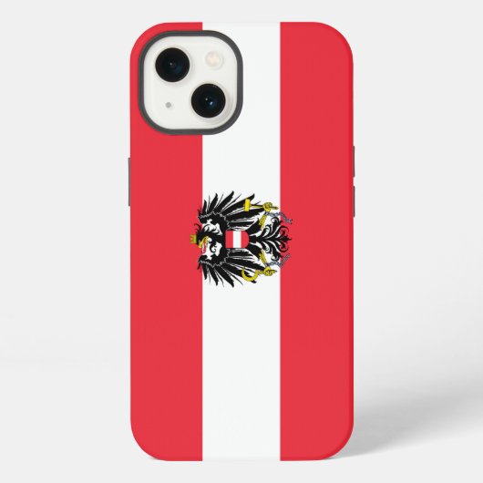 Österreich iPhone Hülle (Rückseite)