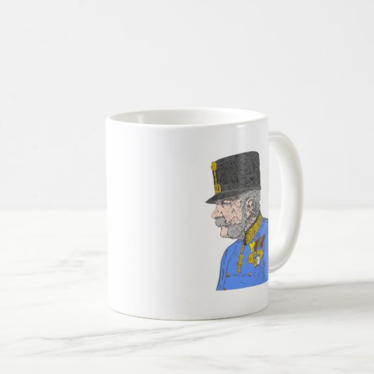 Österreich Kaiser Habsburg Franz Joseph  Kaffeetasse (VorderseiteRechts)