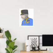 Österreich Kaiser Habsburg Franz Joseph Poster (Heimbüro)