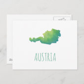 Österreich Karte (Vorne/Hinten)