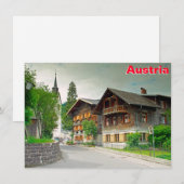Österreich Karte (Vorne/Hinten)
