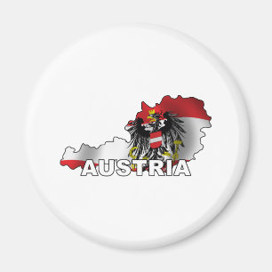 Österreich-Karte Magnet