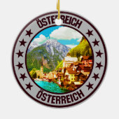 Österreich Keramik Ornament (Hinten)