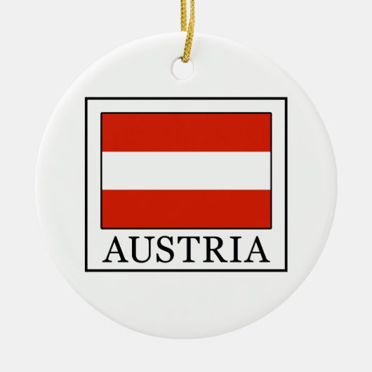 Österreich Keramik Ornament (Vorne)