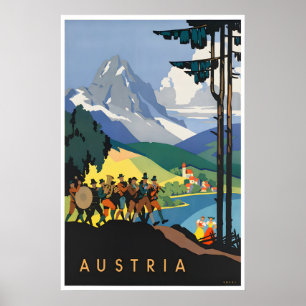 Österreich Kunst Reise Venedig Österreichisches Wa Poster