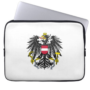 Österreich Landeswappen Symbol Emblem Flagge Laptopschutzhülle