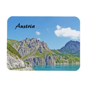 Österreich Landschaft im Vorarlberger Foto Souveni Magnet