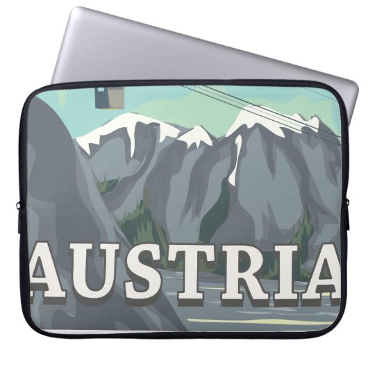 Österreich Laptopschutzhülle (Vorderseite)