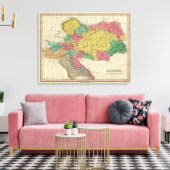 Österreich Leinwanddruck (Insitu (Wohnzimmer))