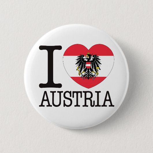 Österreich-Liebe v2 Button (Vorderseite)