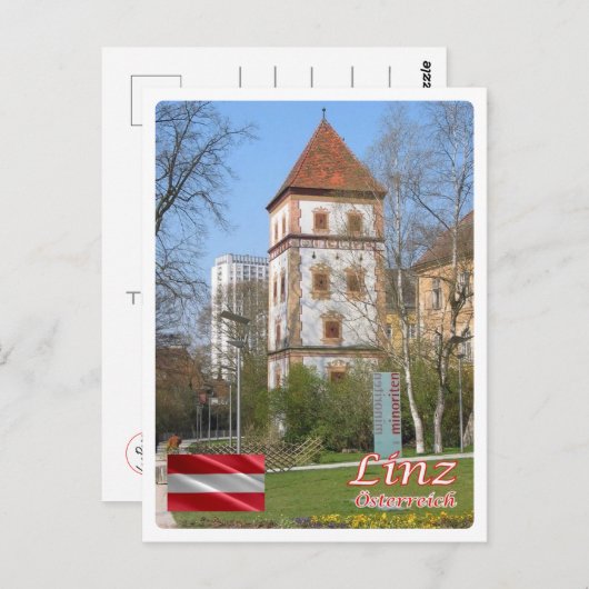 Österreich - Linz - Postkarte (Vorne/Hinten)