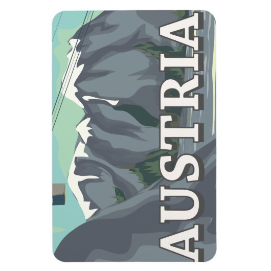 Österreich Magnet (Vertikal)