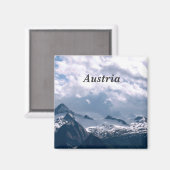 Österreich Magnet (Vorderseite/Rückseite)